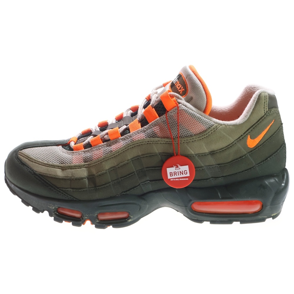 AIR MAX 95 STRING TOTAL ORANGE エアマックス95 ストリング トータルオレンジ ローカットスニーカー カーキ/オレンジ US9.5/27.5cmcm AT2865-200 Bランク