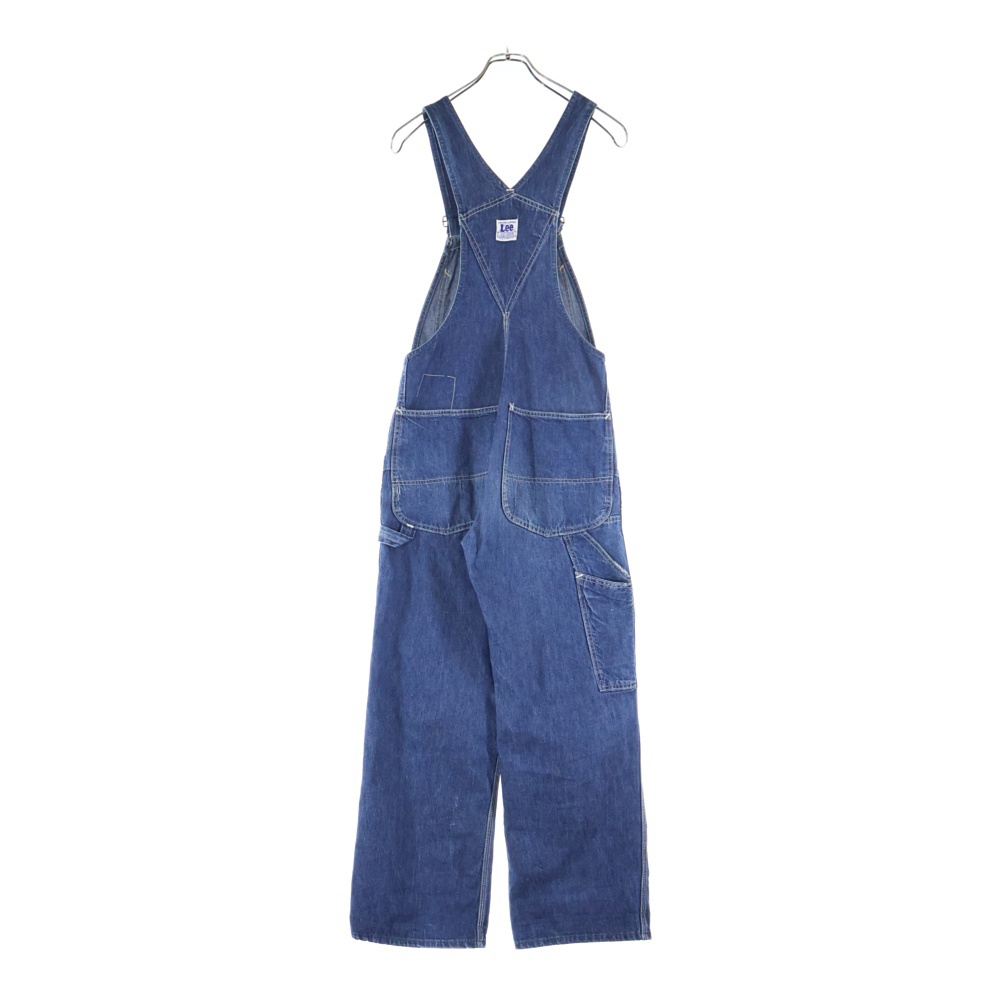 40S VINTAGE ヴィンテージ ハウスタグ デニム オーバーオール サロペット インディゴ Bランク
