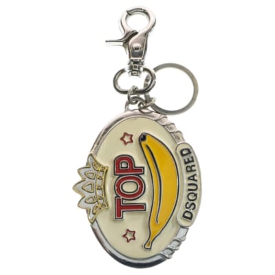 ロゴ刻印 バナナバックル キーホルダー ペンダントチャーム マルチカラー Bランク