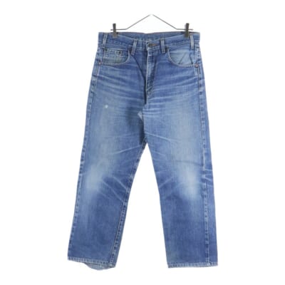 90S VINTAGE 502 日本製 ボタン裏J22 ジップフライ ヴィンテージ デニムパンツ インディゴ Bランク