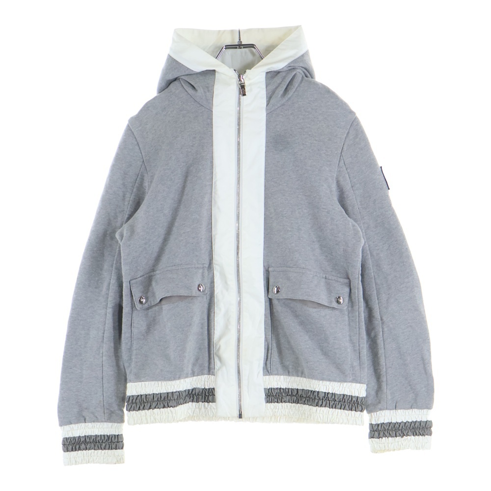 MAGLIA CARDIGAN マグリアカーディガン ナイロン切替 ジップアップフーディー パーカー グレー 513918405200 Bランク