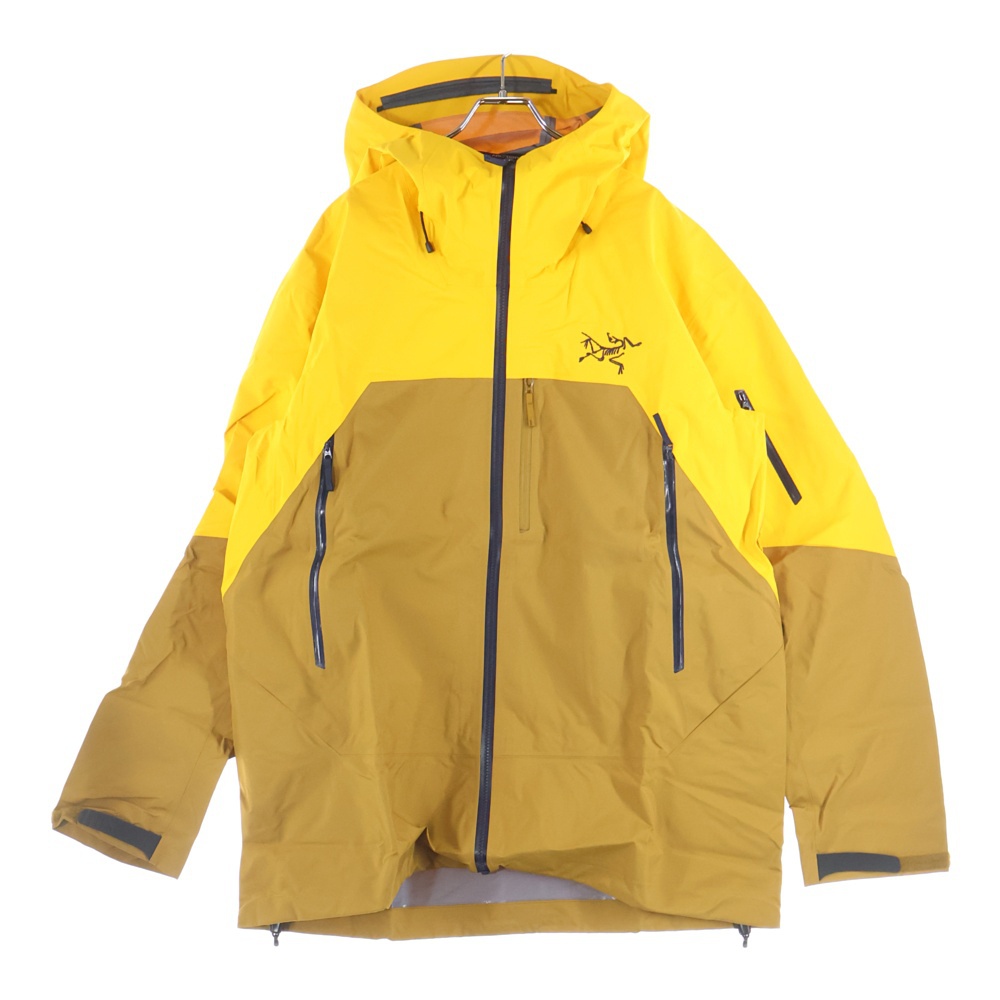 RUSH JACKET GORE-TEX ラッシュ ゴアテックス フーデッドマウンテンジャケット イエロー/ブラウン X000007149 Sランク
