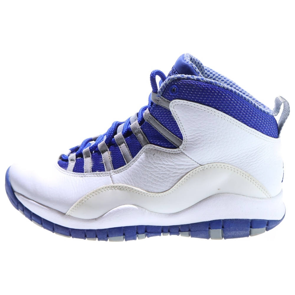 【観賞用 2011年製】AIR JORDAN 10 RETRO OLD ROYAL エアジョーダン レトロ オールドロイヤル ミッドカットスニーカー ブルー/ホワイト US9.5/27.5cm 487214-107 Bランク