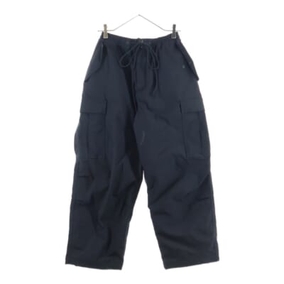 23AW AD2023 ELASTICATED CARGO PANTS エラスティック カーゴパンツ ブラック JL-P001 Bランク