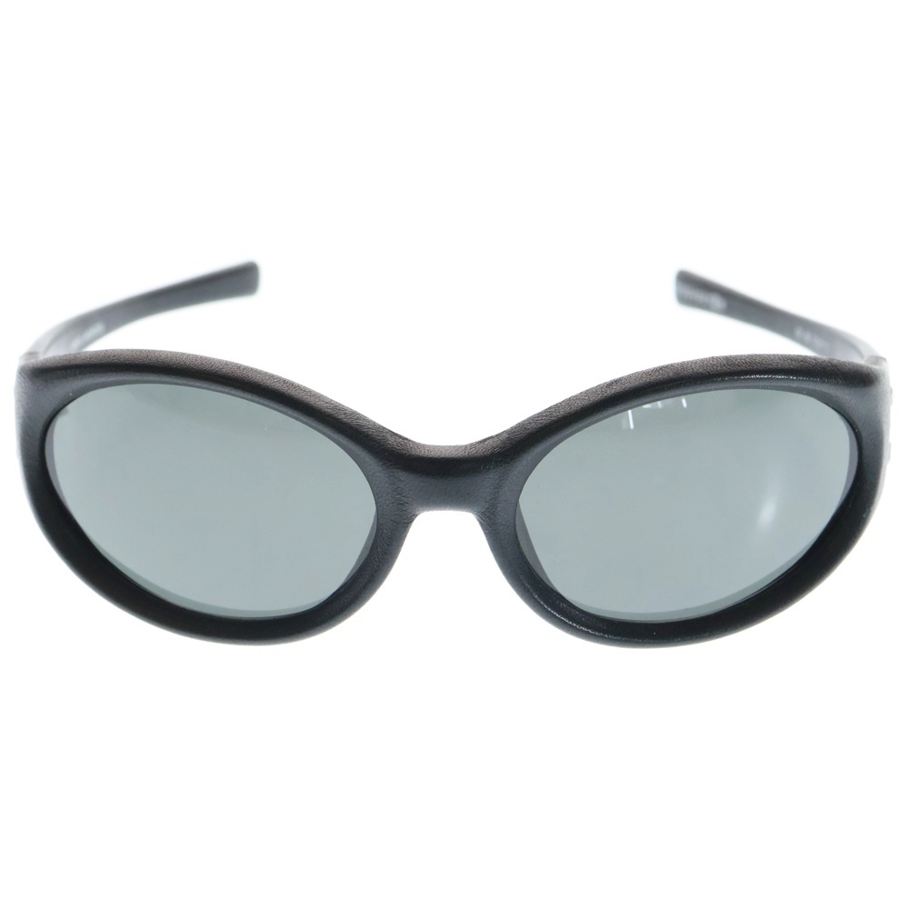 ×GENTLE MONSTER MM104 Leather ジェントルモンスター レザーフレーム サングラス ブラック Bランク