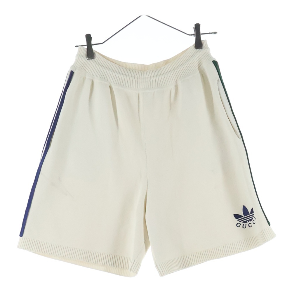 ×adidas アディダス サイドライン ショーツ ハーフパンツ ホワイト 700480 XKCIF Bランク