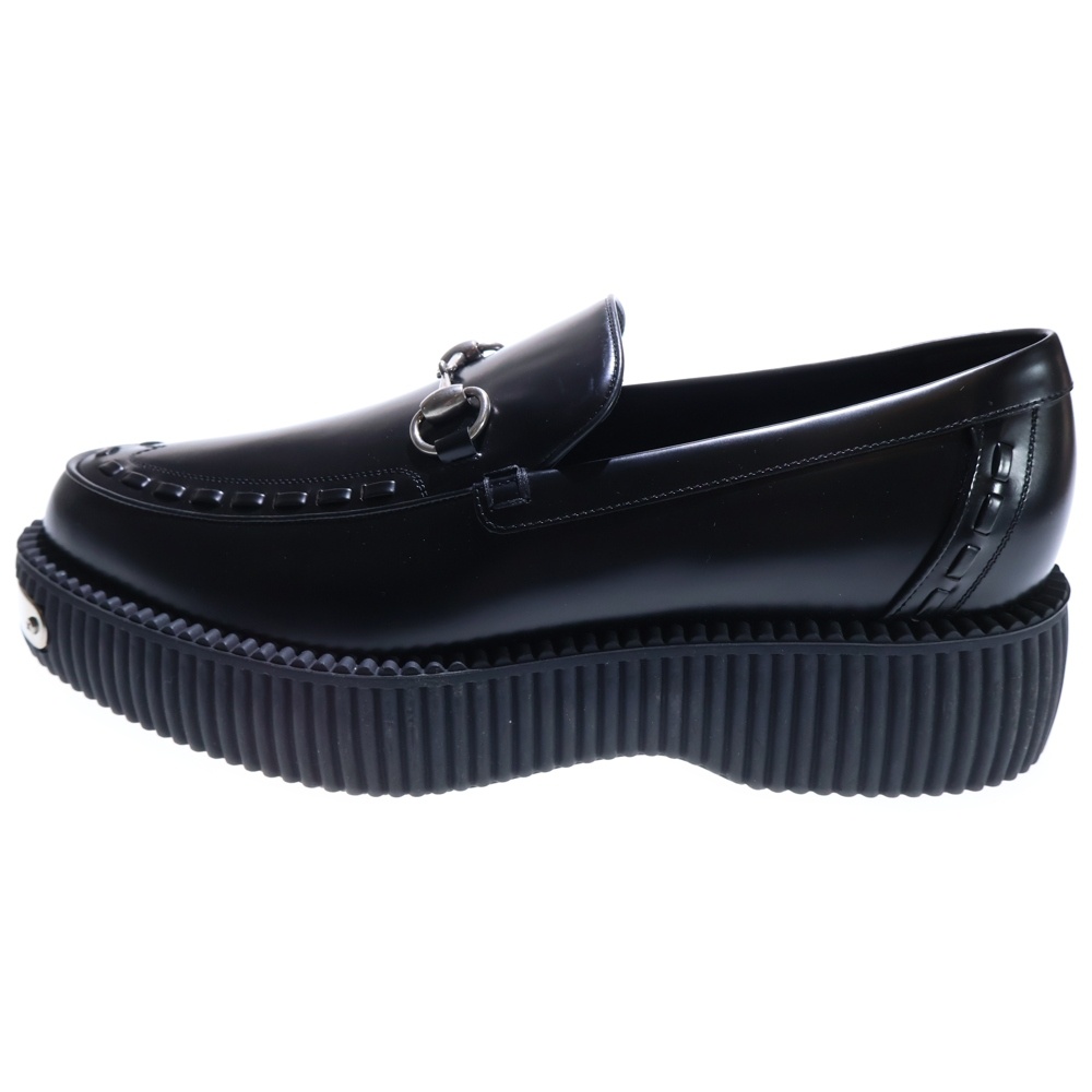 ホースビット クリーパーローファー シューズ ブラック 797095 Sランク