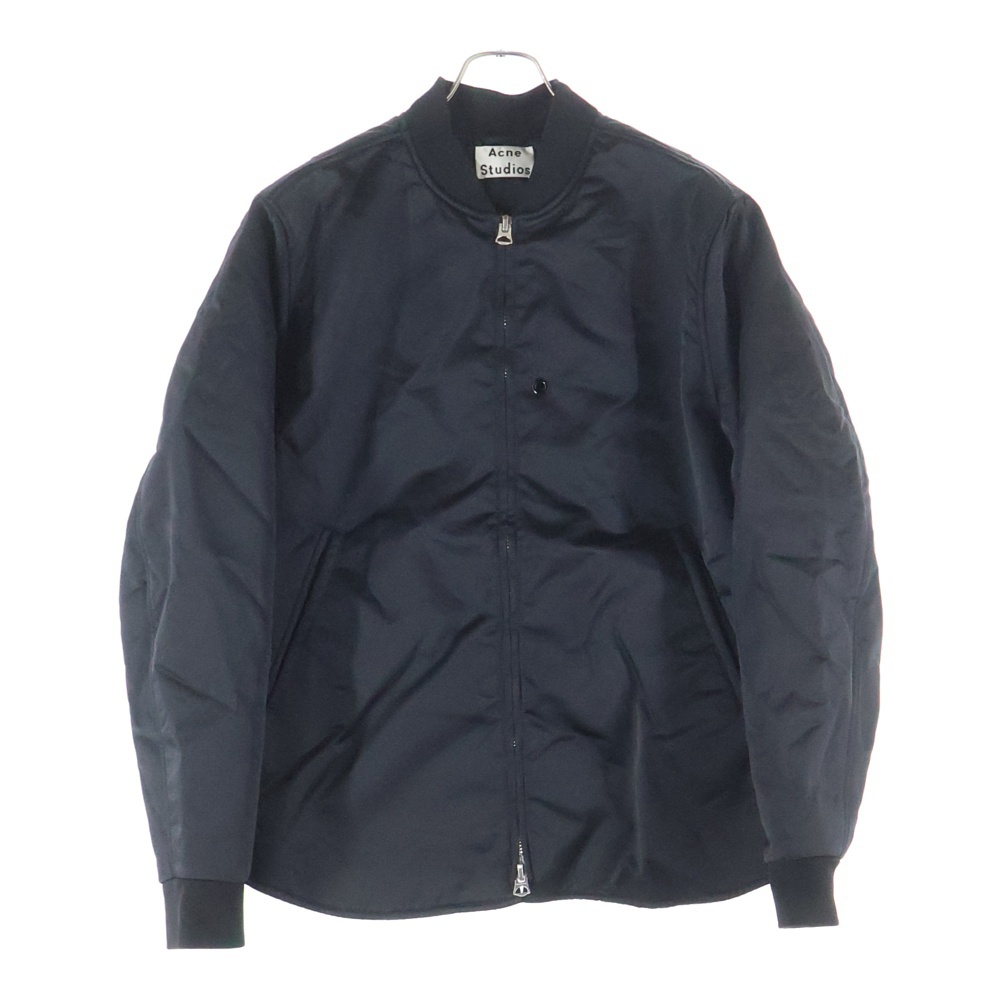 17SS MYLON ナイロン フライト ボンバージャケット ブラック 22D166 Bランク