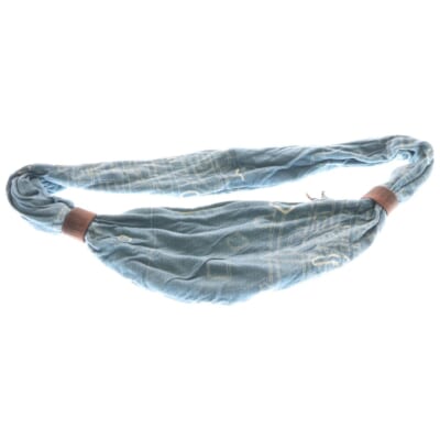 KOUNTRY BORO カントリーボロ 刺し子刺繍 ミルクハンドバック ブルー Aランク