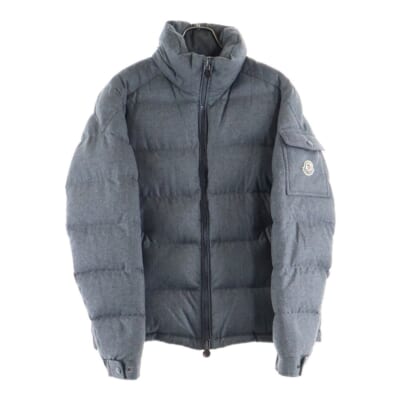 16AW MONTGENEVRE GIU モンジュネーブル アームポケットデザイン ジップアップ ダウンジャケット グレー B20914033805 Bランク