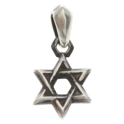 STAR OF DAVID PENDANT スターオブダビデ ペンダントトップ シルバー BCA318 Bランク