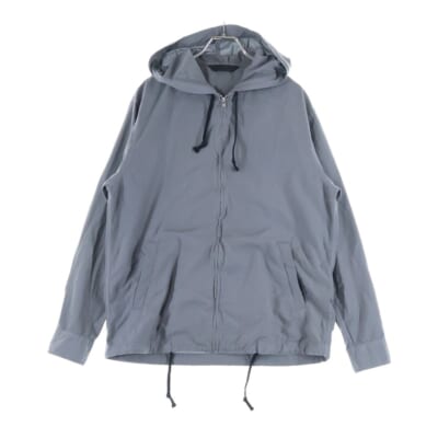 22SS AD2021 後染め フーデッド ジップアップジャケット グレー DI-B030 Bランク