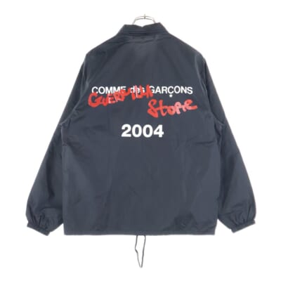 21SS AD2021 バックプリント ナイロンコーチジャケット ブラック OG-J001 Bランク