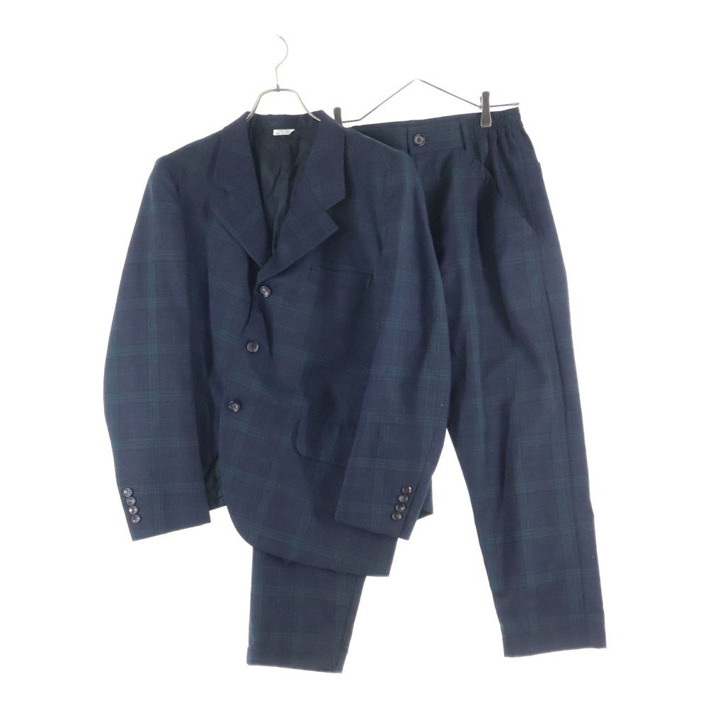 コムデギャルソンオム　チェック柄スーツ 08AW✨️コムデギャルソンオムプリュス ジェイミーリード スーツ 総柄