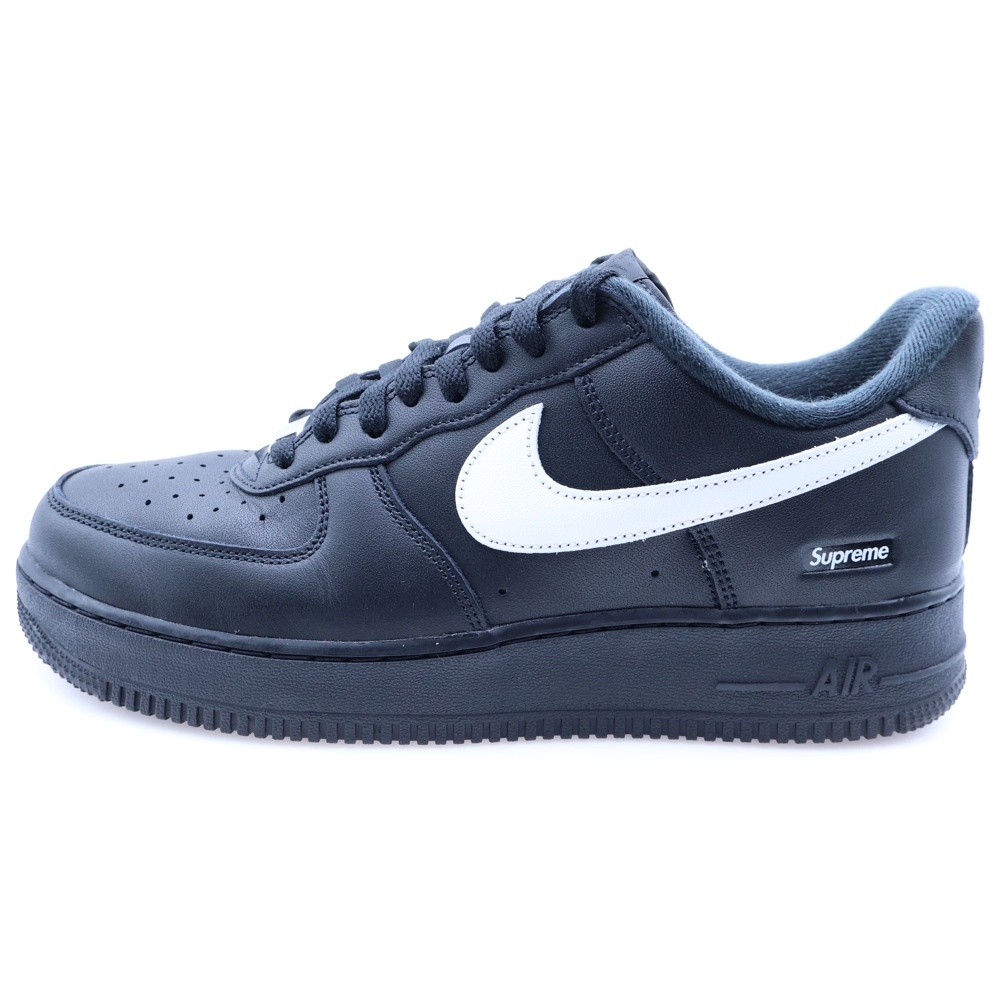 ×SUPREME AIR FORCE 1 LOW シュプリーム エアフォース1 ローカットスニーカー ブラック/ホワイト US9.5/27.5cm CU9225-002 Bランク