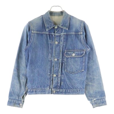 50s VINTAGE 506XX 1st スライドバックル 片面赤タブ ボタン裏刻印無し インディゴ Bランク