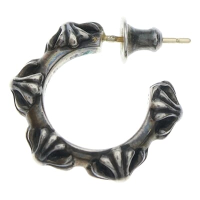 HOOP CROSS クロスバンド フープピアス シルバー BCA100 Bランク