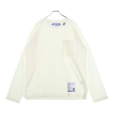 in・stru men-tal L/S T-SHIRTS オーバーサイズ 長袖Tシャツ ホワイト I06LT502 Aランク