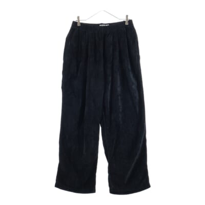 Garment Dyed L/C Velvet 2 Tuck Easy Pants ガーメントダイ ベルベット 2タックイージーパンツ ブラック CTE-23S123 Bランク