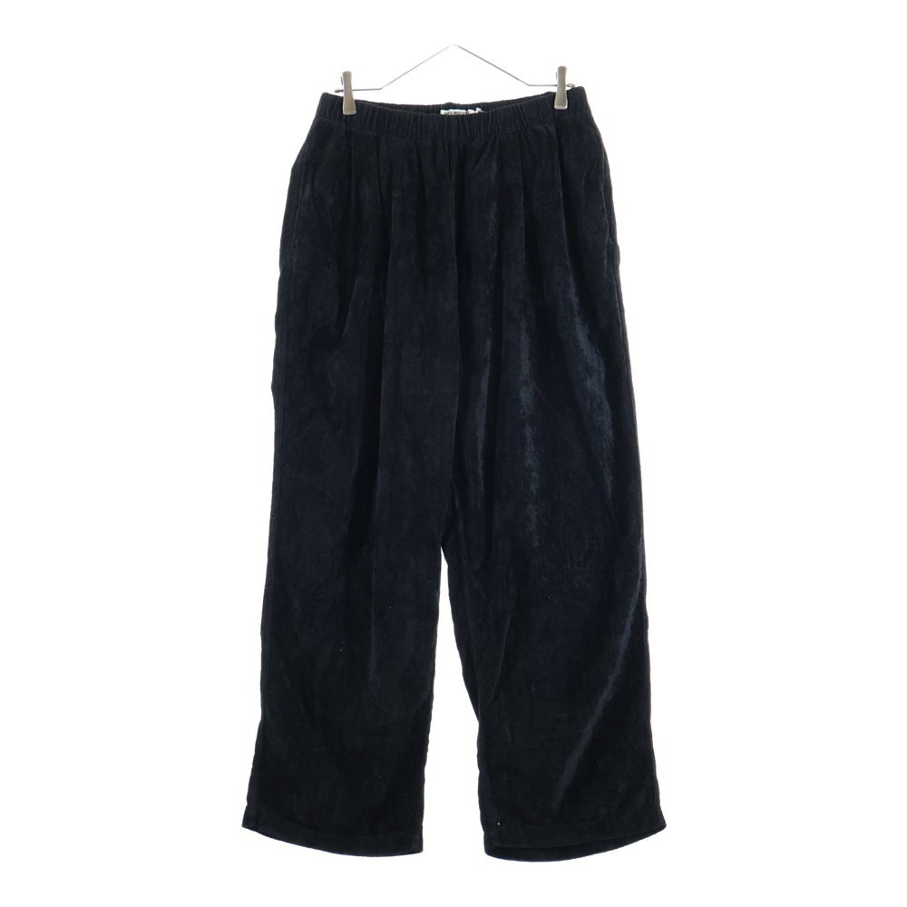 Garment Dyed L/C Velvet 2 Tuck Easy Pants ガーメントダイ ベルベット 2タックイージーパンツ ブラック CTE-23S123 Bランク