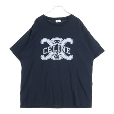 トリオンフプリント ルーズ Tシャツ ブラック RX0BO671Q Bランク