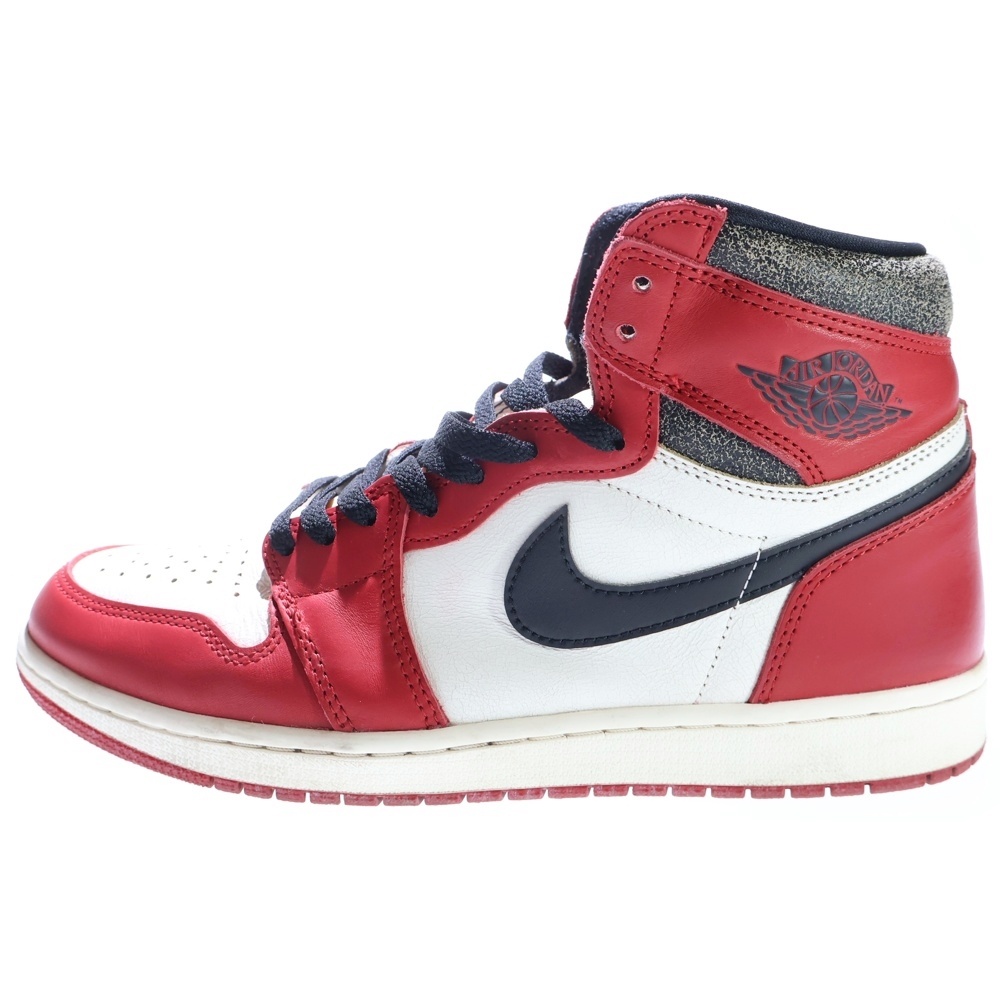 AIR JORDAN1 エアジョーダン1 レトロ ロスト&ファウンド シカゴ ハイカットスニーカー レッド/ホワイト US10/28cm DZ5485-612 Bランク