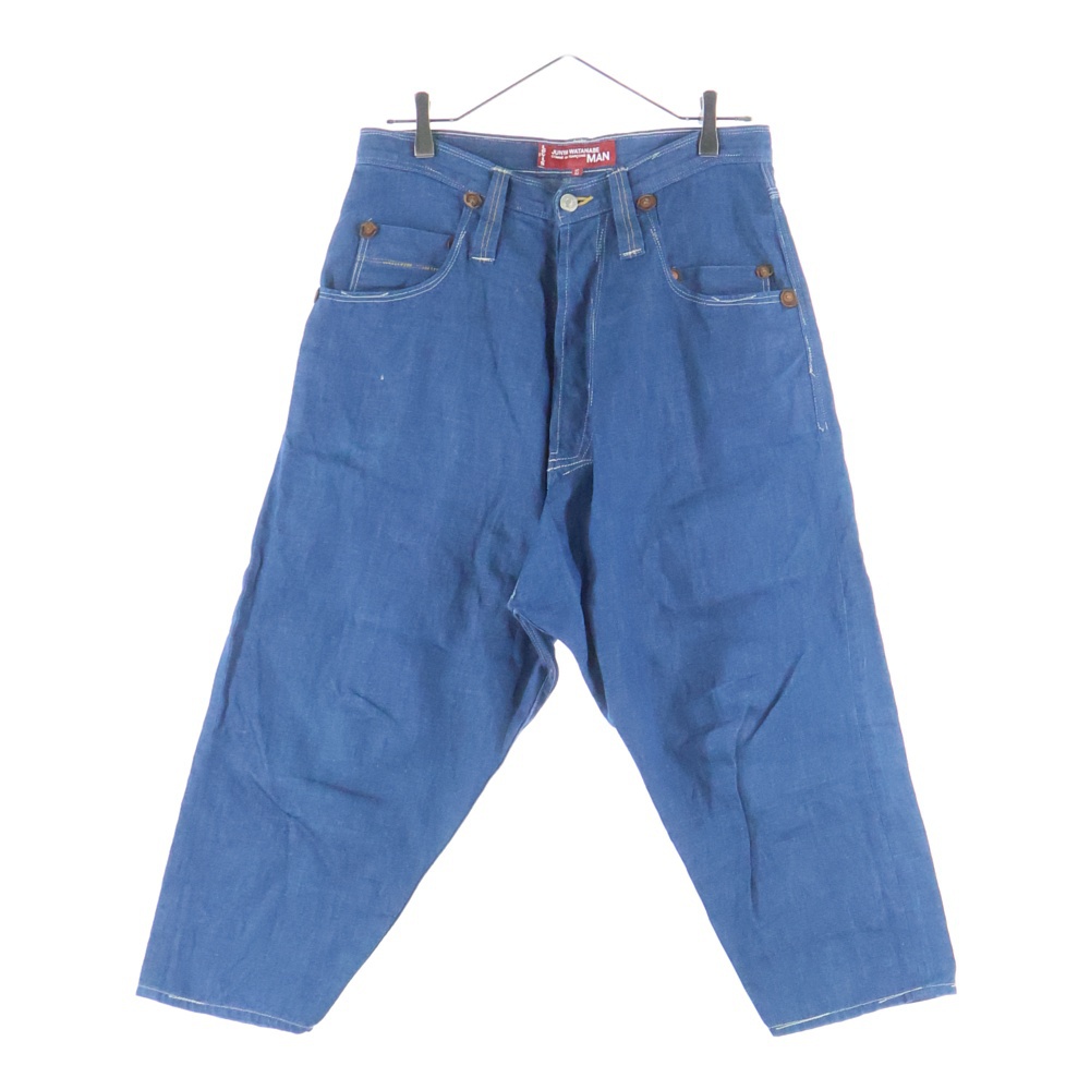xLevi's 21SS シンチバック付き 綿リネンデニムパンツ インディゴ WG-P204 Bランク