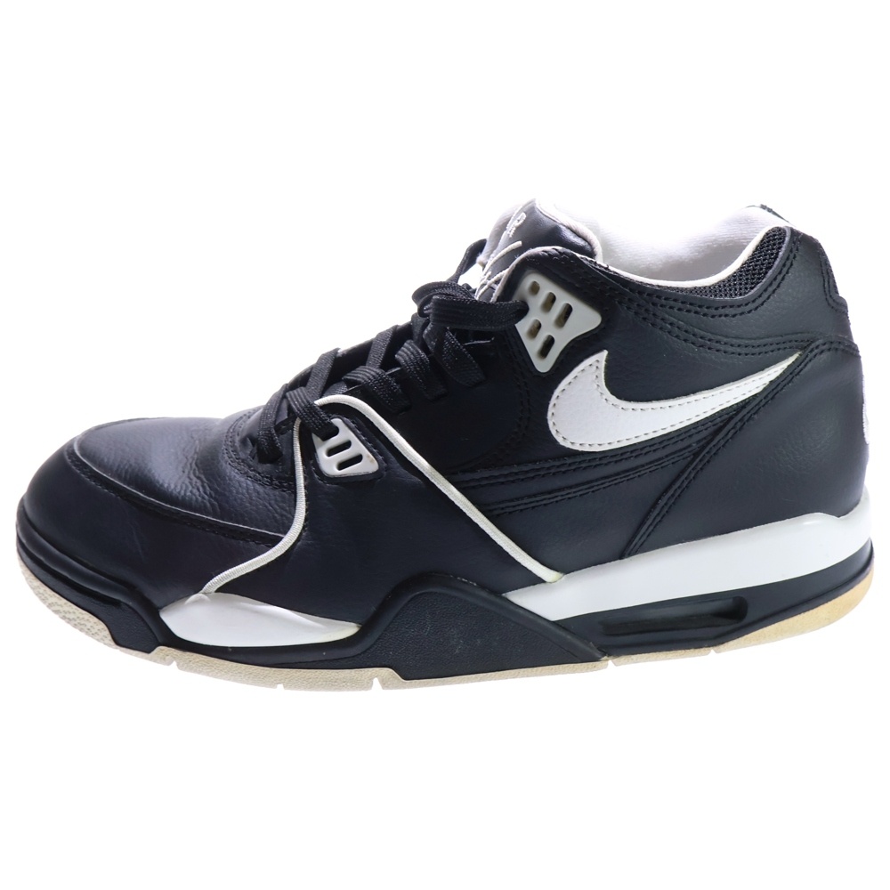 AIR FLIGHT 89 エアフライト ミッドカットスニーカー ブラック/ホワイト US9/27cm CU4833-015 Bランク