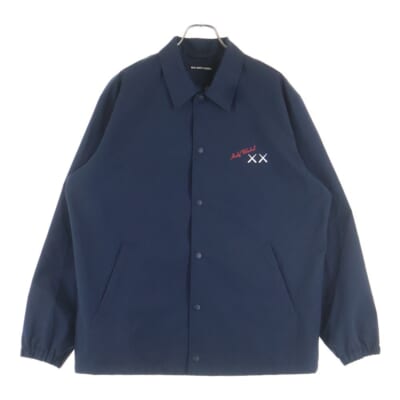 ×UNIQLO +WARHOL ユニクロ ウォーホル キャラプリント コーチジャケット ネイビー Bランク