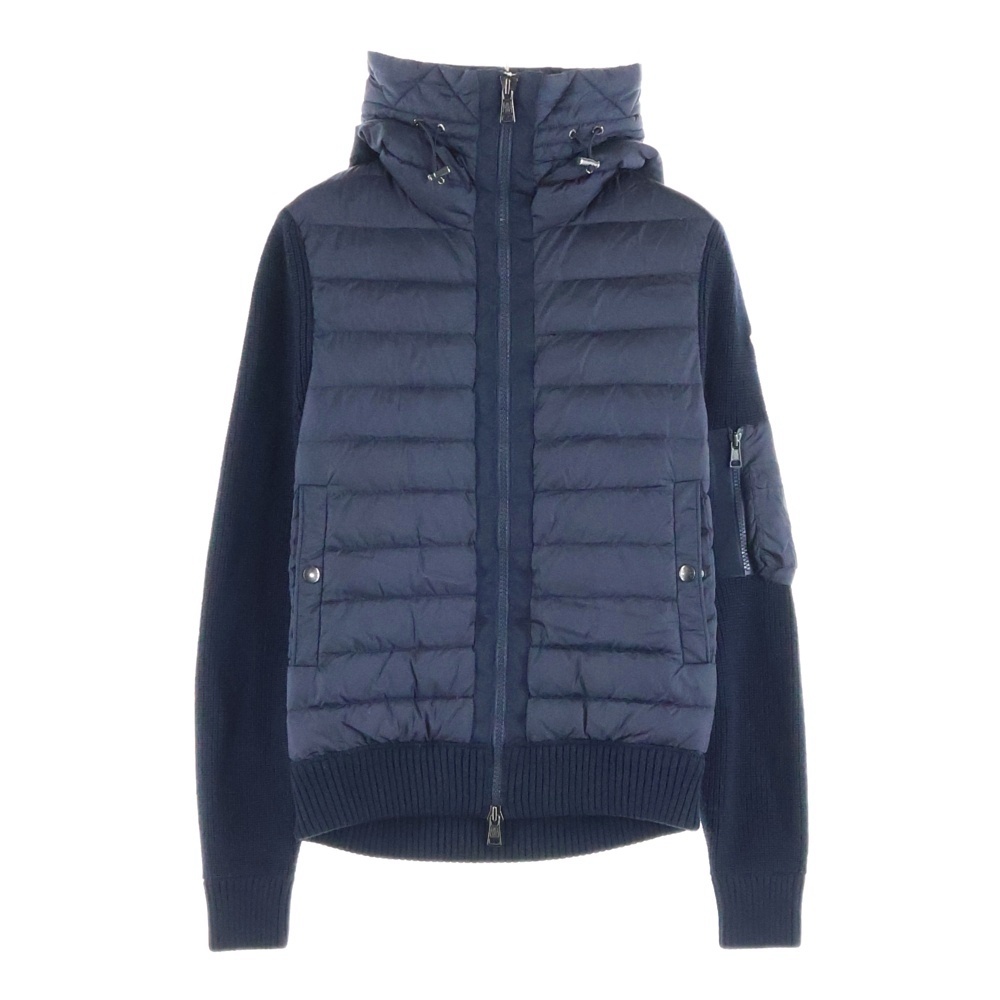 20AW CARDIGAN TRICOT カーディガントリコット ダウン切替ニットカーディガン ネイビー F20919B50800 Bランク