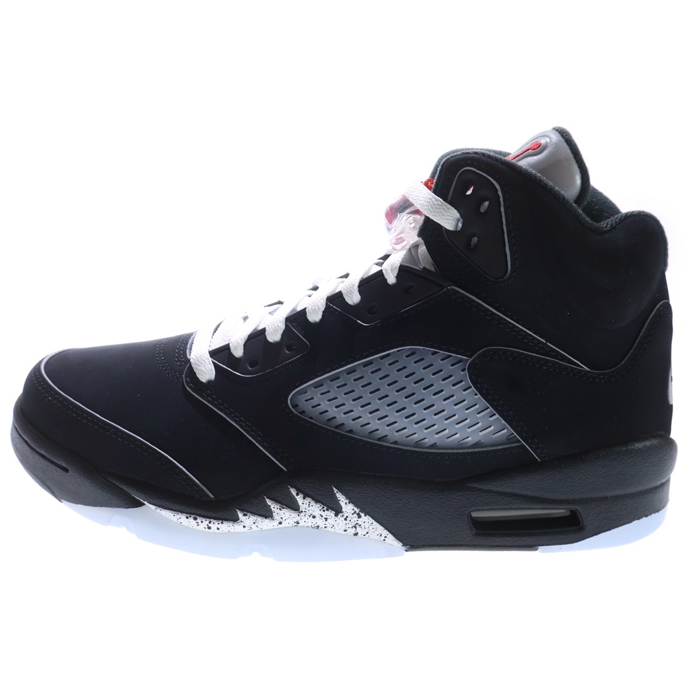 AIR JORDAN 5 RETRO OG BLACK METALLIC REIMAGED エアジョーダン レトロ ブラックメタリックリイマジンド ハイカットスニーカー ブラック US9/27cm HF3975-001 Sランク