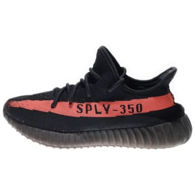 YEEZY BOOST 350 V2 CORE BLACK イージーブースト ローカットスニーカー ブラック/オレンジ US11.5/29.5cm BY9612 Cランク