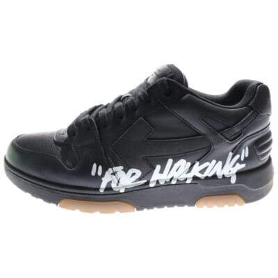 Out Of Office Sneakers アウト オブ オフィス レザー ローカットスニーカー ブラック OMIA189S21LEA0041001 Bランク