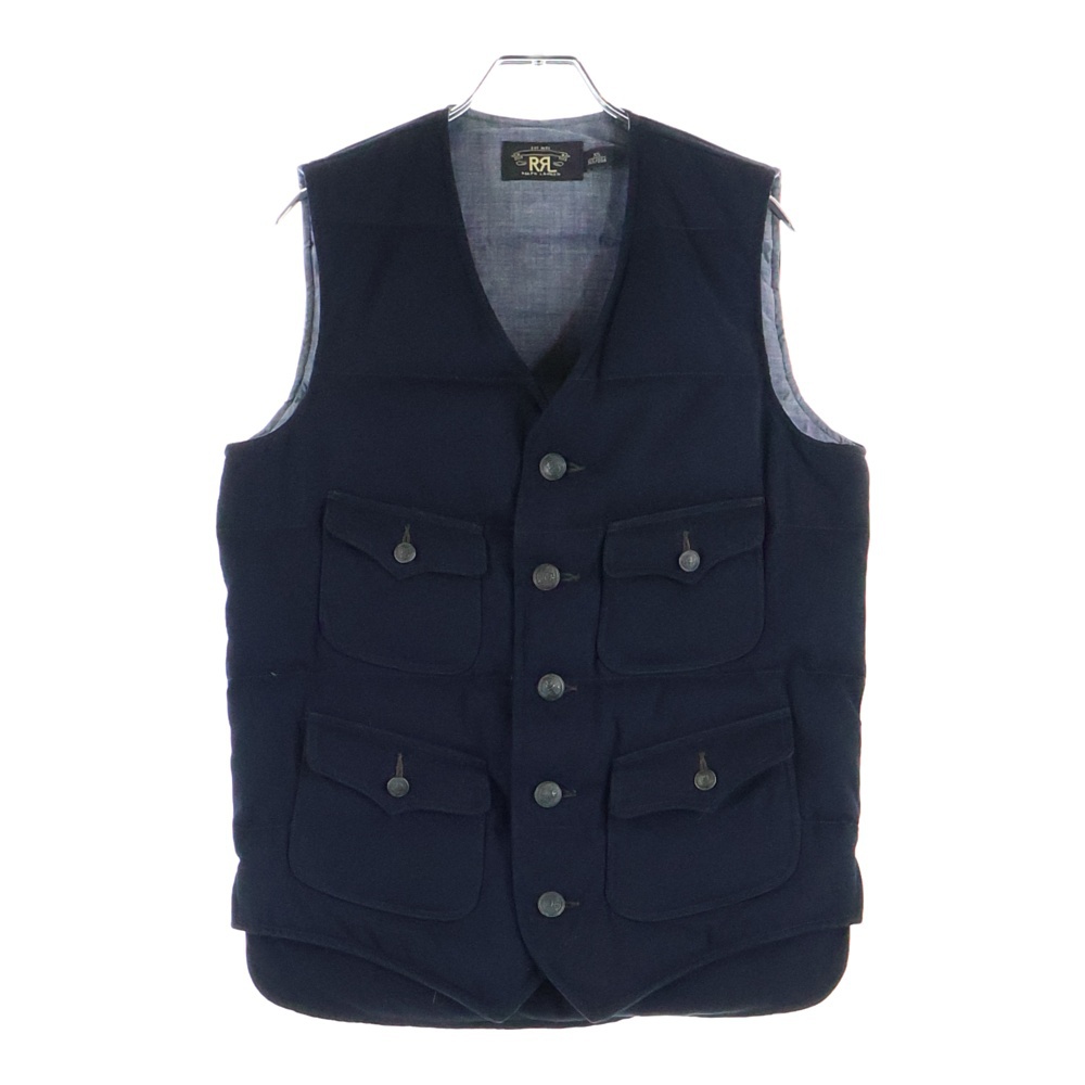 コットン ウール ダウンベスト ブラック Bランク