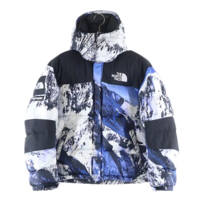 17AW ×THE NORTH FACE Mountain Baltoro Jacket ザノースフェイス マウンテンバルトロジャケット 雪山 ブルー/ホワイト ND91701I Bランク