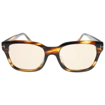 ウェリントンフレーム カラーレンズ サングラス アイウェア メガネ 眼鏡 ブラウン TF5535-F-B Bランク