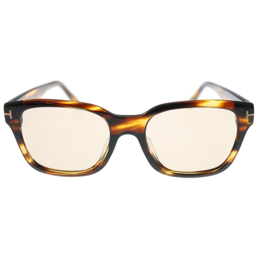 ウェリントンフレーム カラーレンズ サングラス アイウェア メガネ 眼鏡 ブラウン TF5535-F-B Bランク