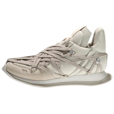 MAXIMAL RUNNER マキシマルランナー レザー ローカットスニーカー グレー S7813 Sランク