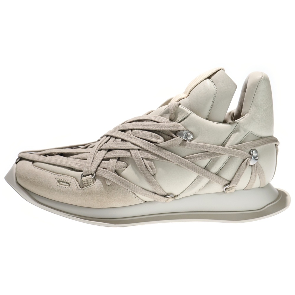 MAXIMAL RUNNER マキシマルランナー レザー ローカットスニーカー グレー S7813 Sランク