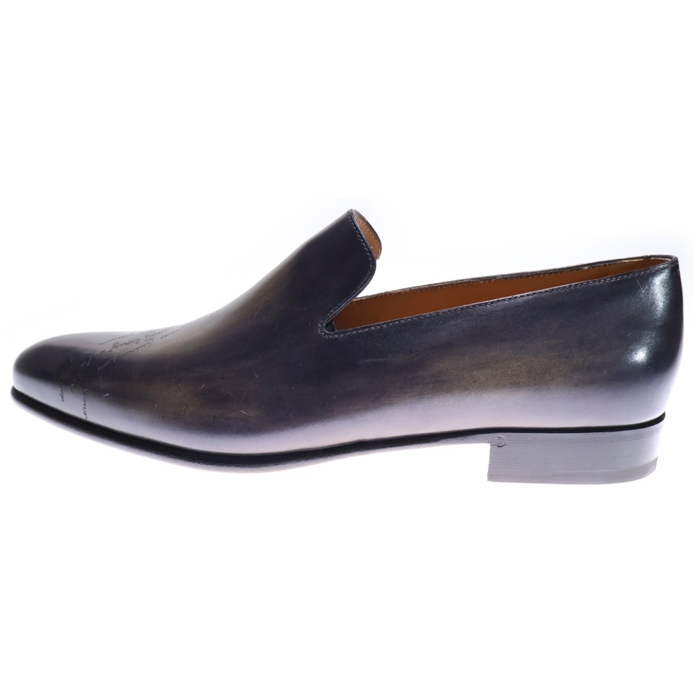 CURSIVE GALET カーシヴ ガレ カリグラフィ パティーヌ エレガント レザーシューズ ローファー ブラック Aランク