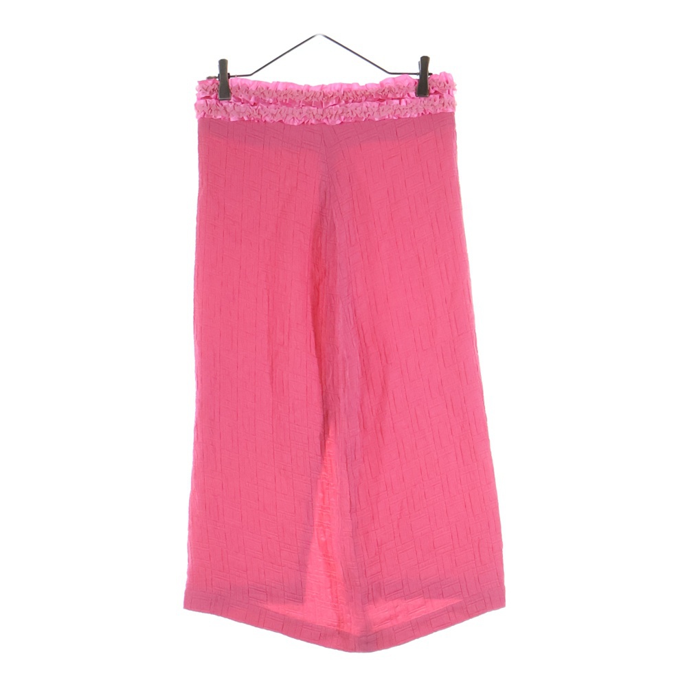 08AW ウエストギャザー ダイアゴナル ロングスカート ピンク レディース GB-S011 AD2008 Bランク