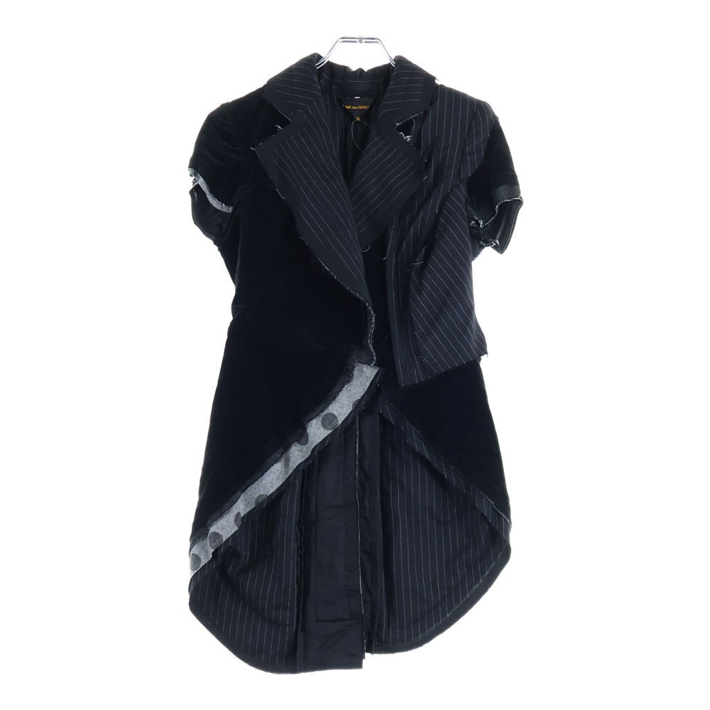 10SS ランダムコラージュ期 マルチプルライニング ノースリーブ テールコート ジャケット レディース GE-J037 AD2009 Bランク