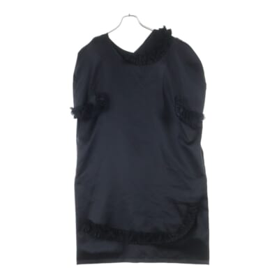 14SS フリル 変形 アシンメトリー ワンピース ブラック レディース GM-O008 AD2013 Bランク