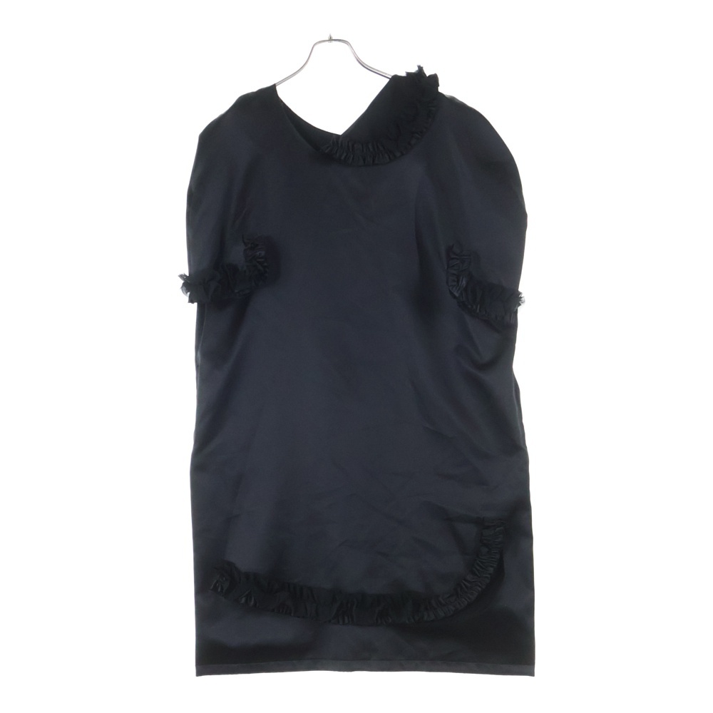 14SS フリル 変形 アシンメトリー ワンピース ブラック レディース GM-O008 AD2013 Bランク