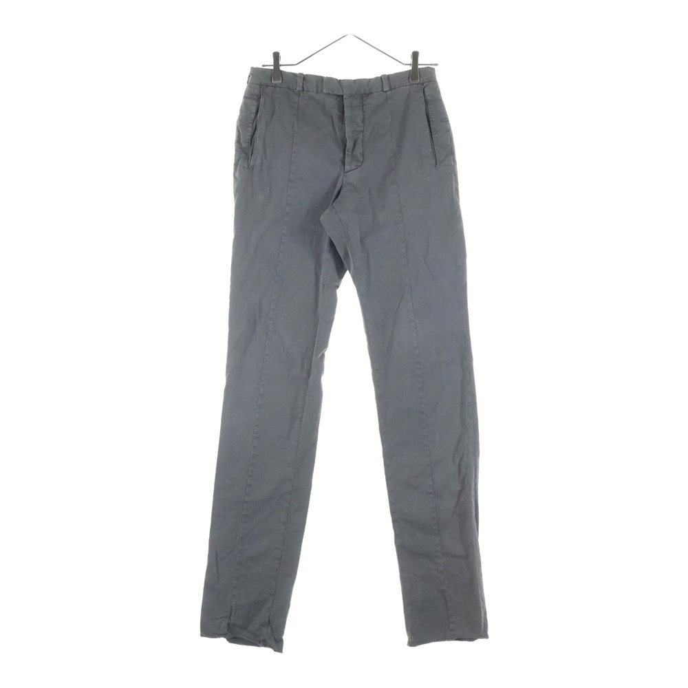 ここのえ期 ボタンフライ スリムフィット チノパンツ グレー S30KA0215 Bランク