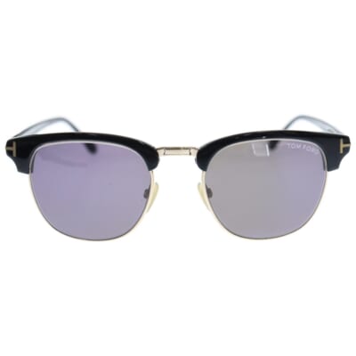 HENRY ヘンリー ウェリントン サングラス メガネ ブラック/ゴールド TF248 05N Bランク