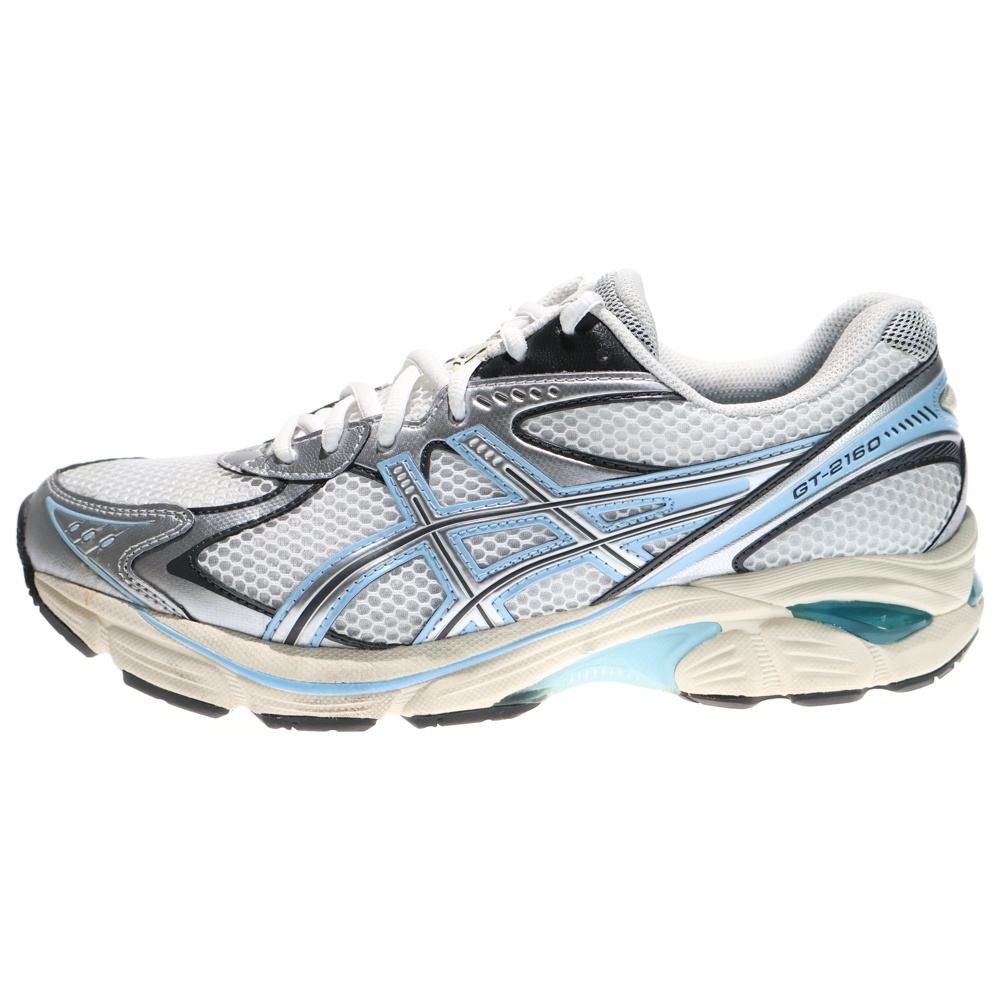 GT-2160 メッシュ ローカットスニーカー ホワイト/ブルー US9/27cm 1203A544-101 Aランク