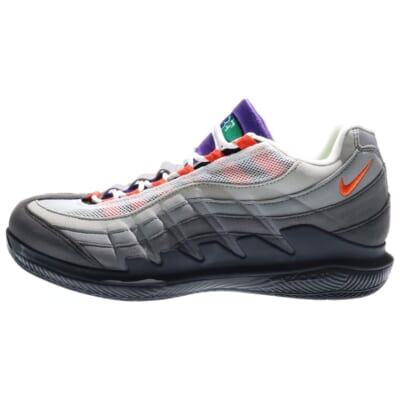 ×COURT VAPER RF AIR MAX 95 コートヴェイパー エアマックス95 ローカットスニーカー グレー US8.5/26.5cm AO8759-077 Sランク