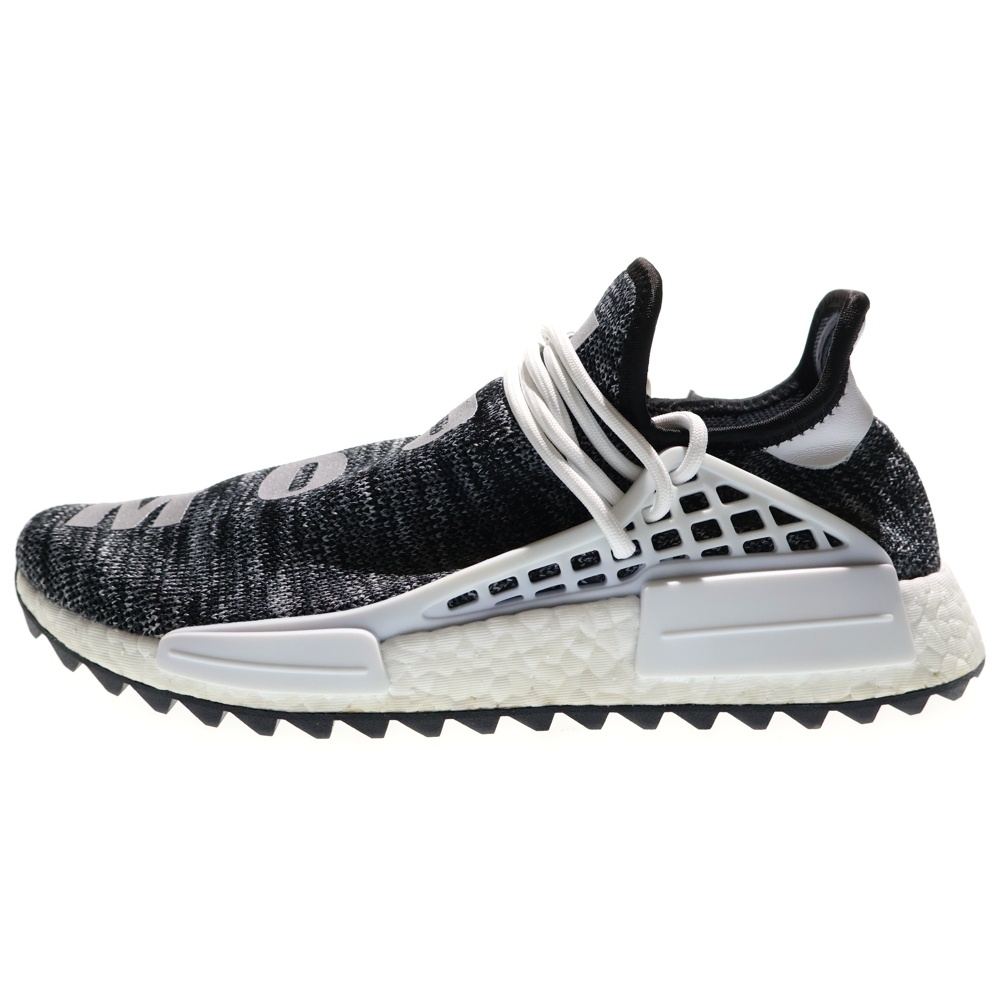 ×Pharrell Williams HUMAN RACE NMD TR ファレルウィリアムズ ヒューマンレーストレイル ローカットスニーカー グレー US8.5/26.5cm AC7359 Aランク