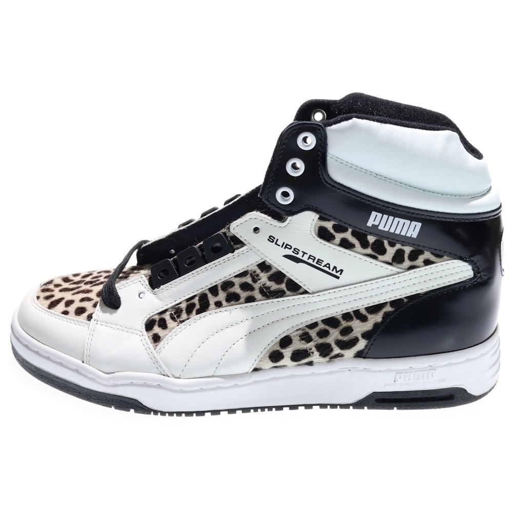 ×ATOMOS SLIPSTREAM MID MIJ アトモス スリップストリーム ミッドカットスニーカー ホワイト/ブラック US9/27cm 385384-01 Sランク